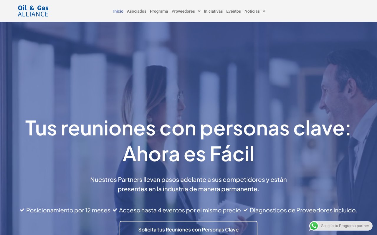 Screenshot of oilandgasalliance.com