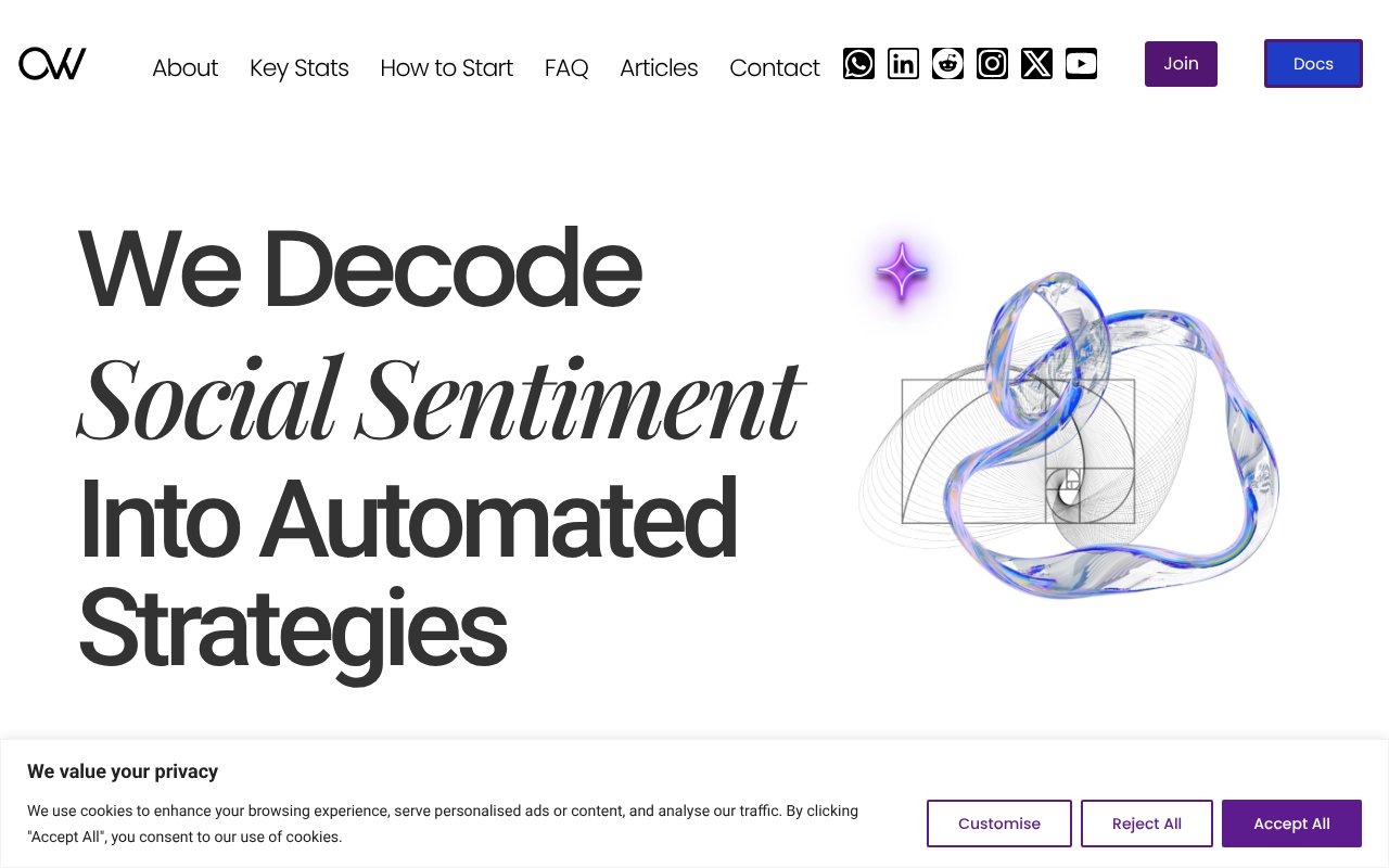 Screenshot of omniwavefintech.com