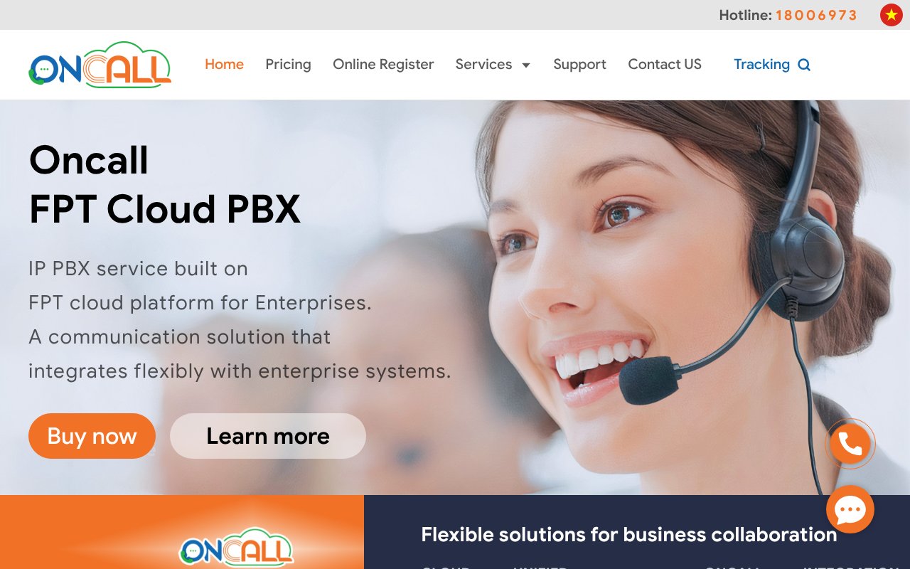 Screenshot of oncall.vn