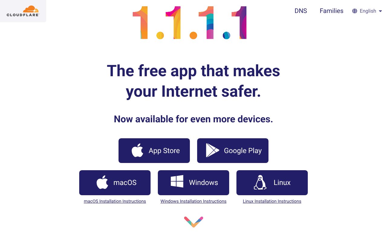 Screenshot of one.one