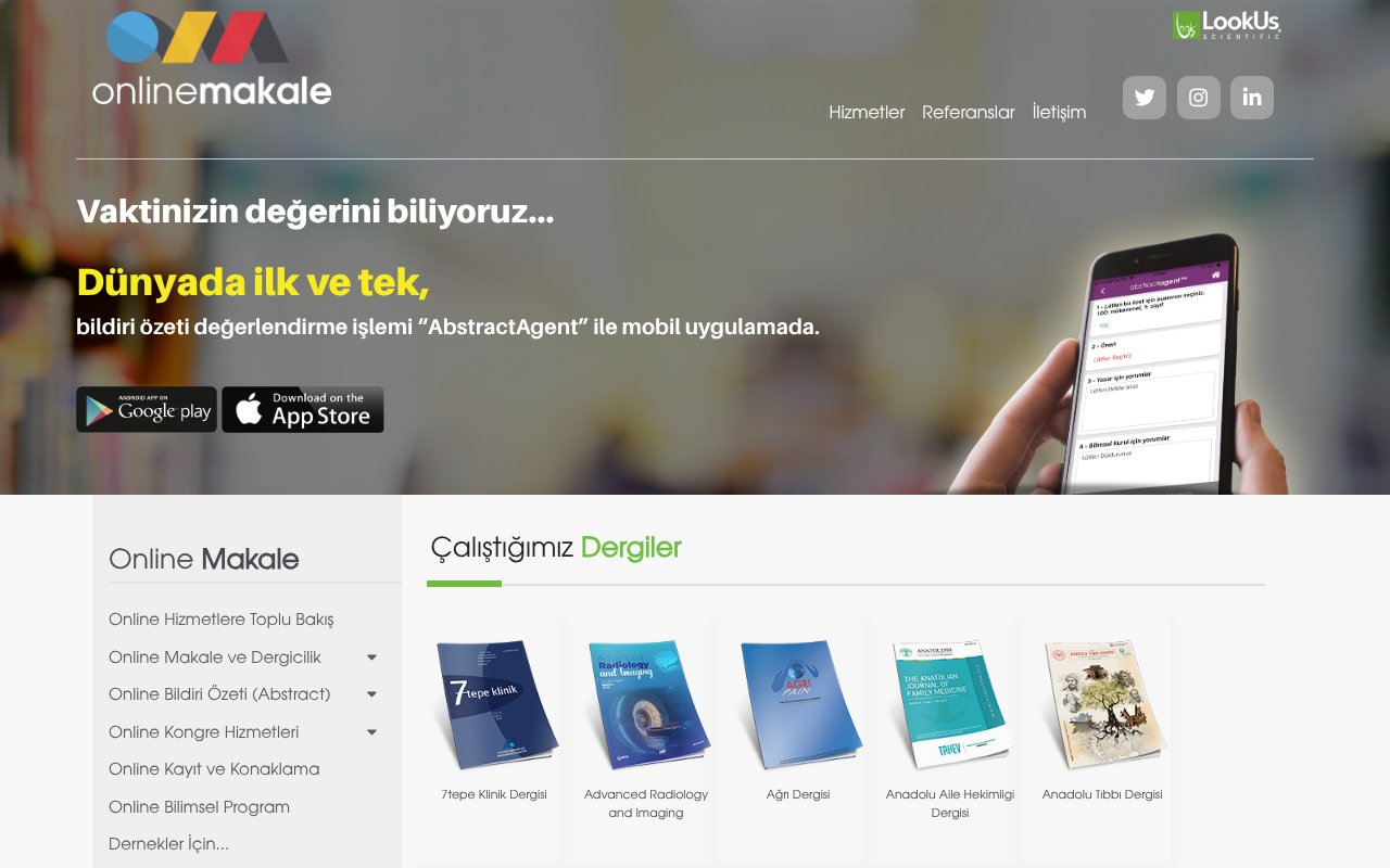 Screenshot of onlinemakale.com