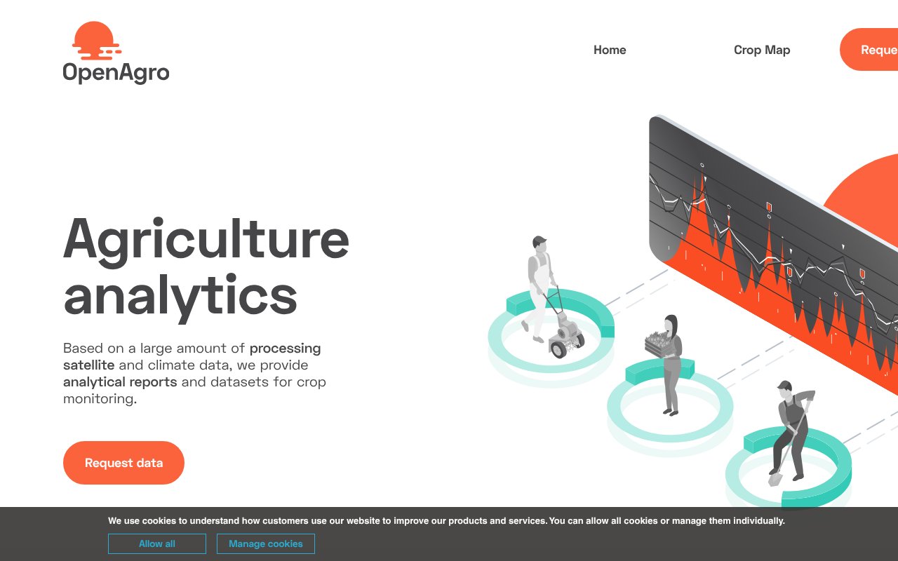 Screenshot of openagro.uk