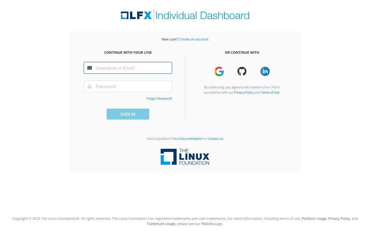 Screenshot of openprofile.dev