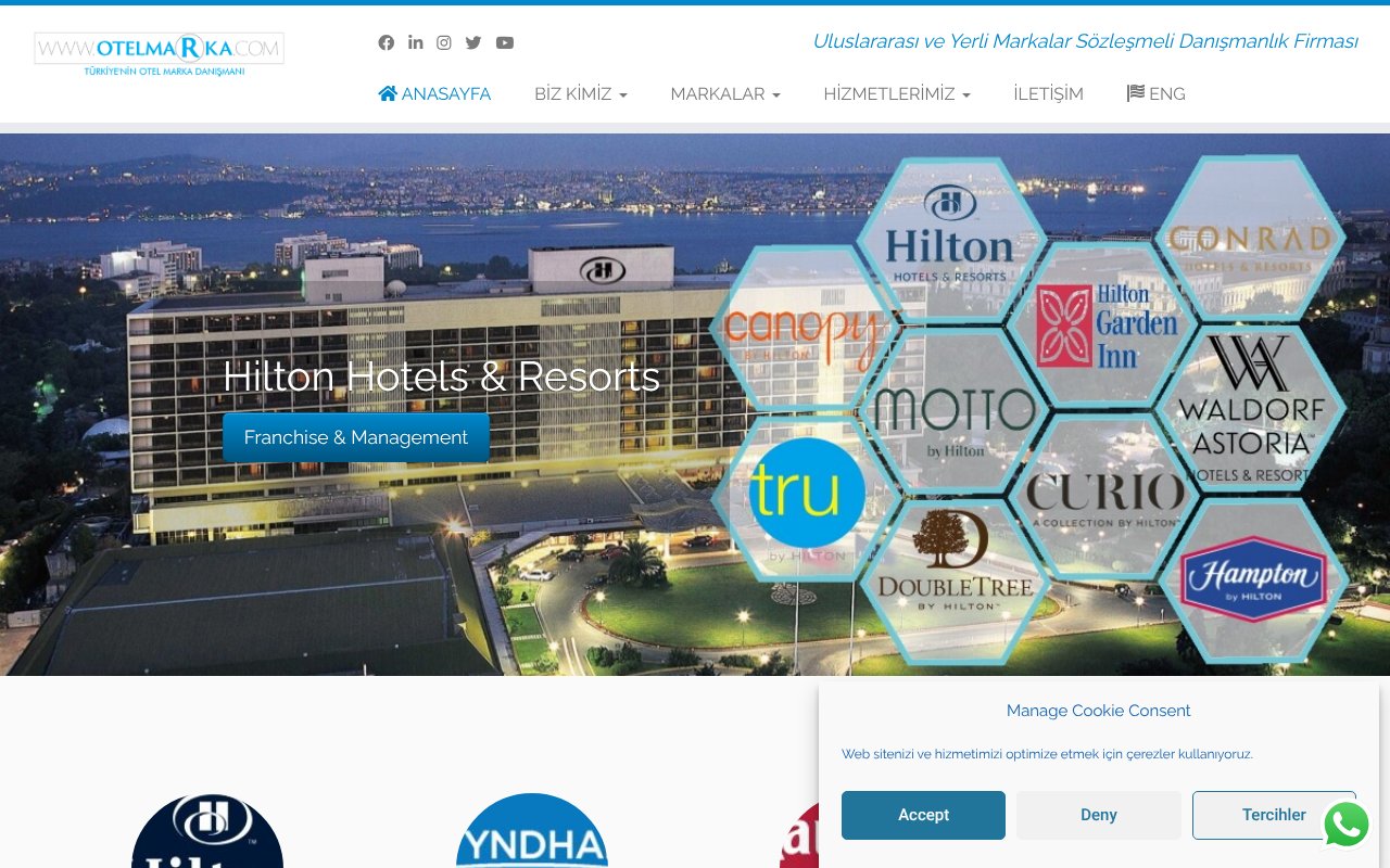 Screenshot of otelmarka.com