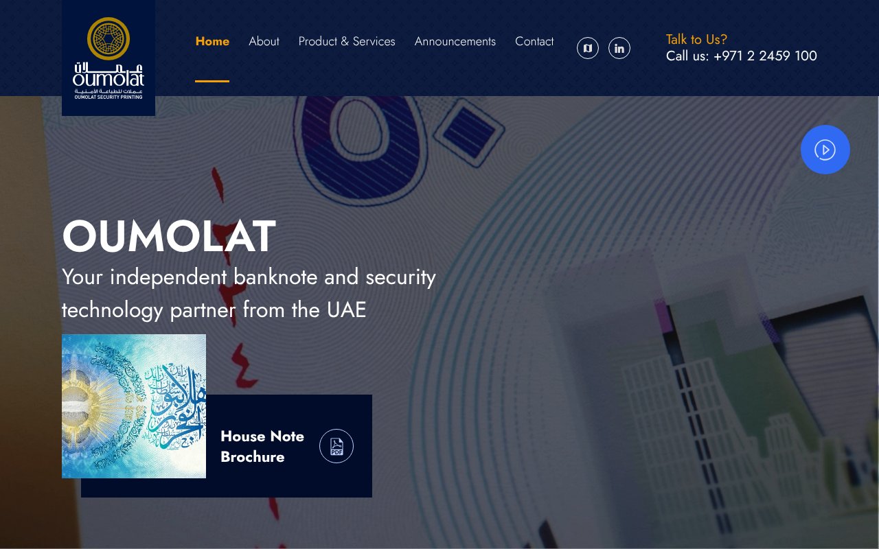Screenshot of oumolat.com