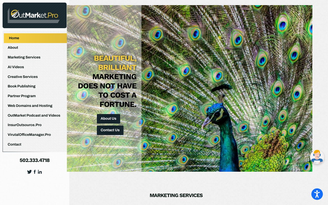 Screenshot of outmarket.pro