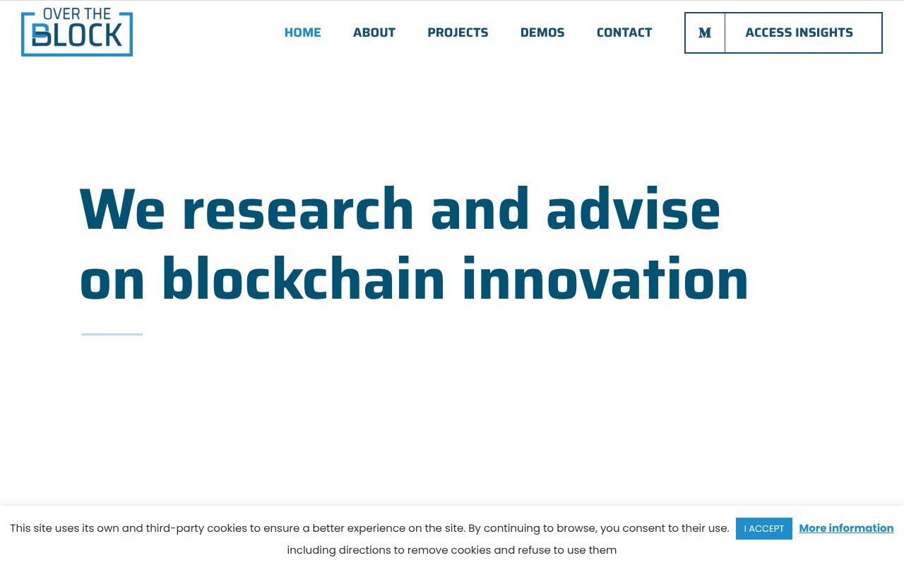 Screenshot of overtheblock.io