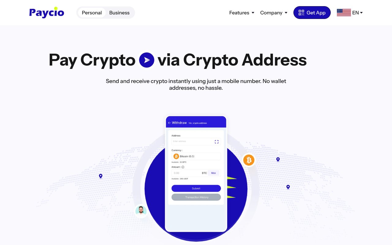 Screenshot of paycio.com