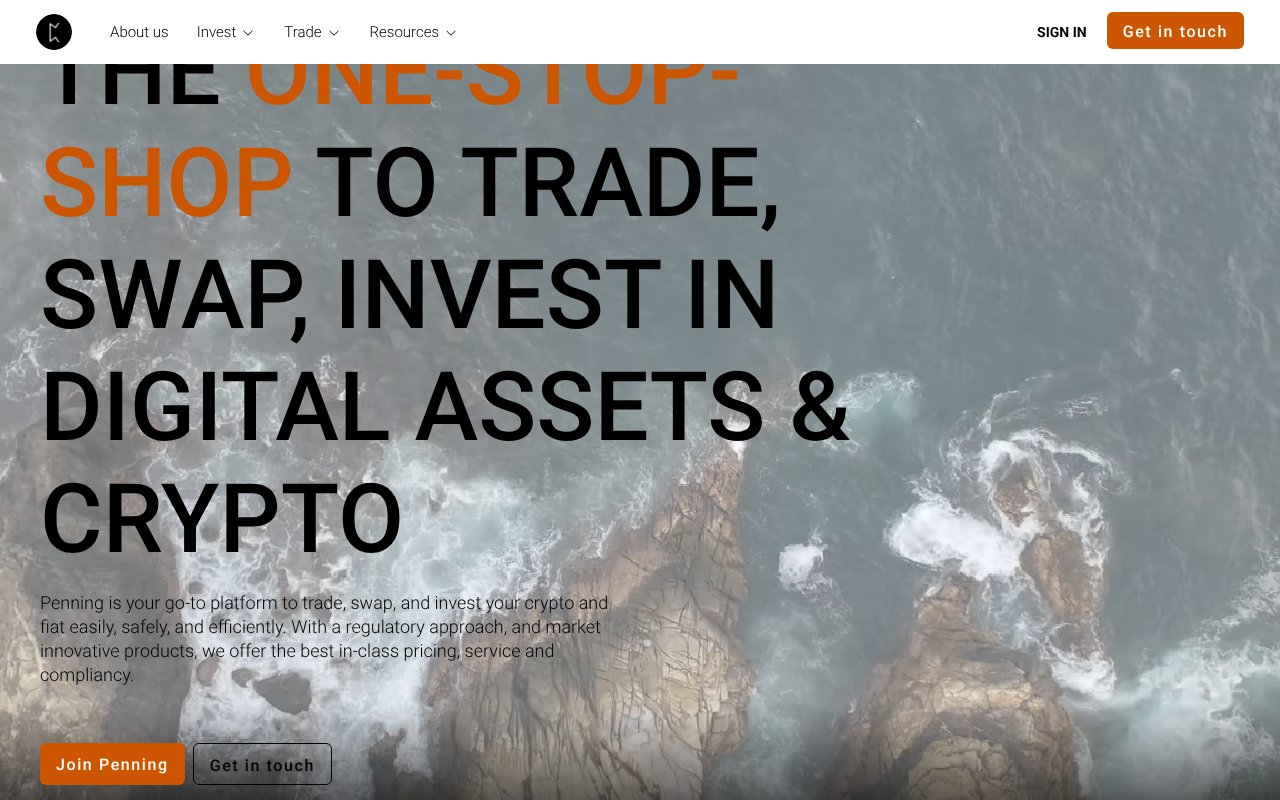 Screenshot of penning.dk