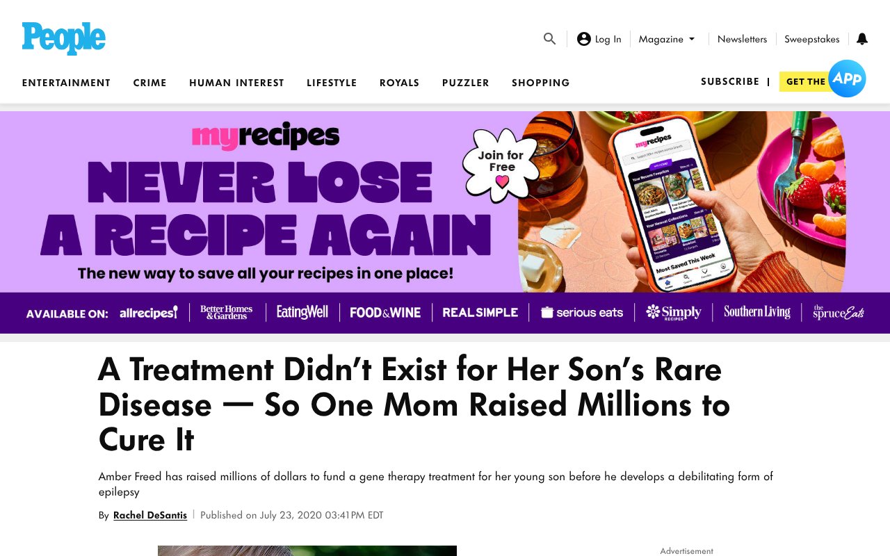 Screenshot of people.com