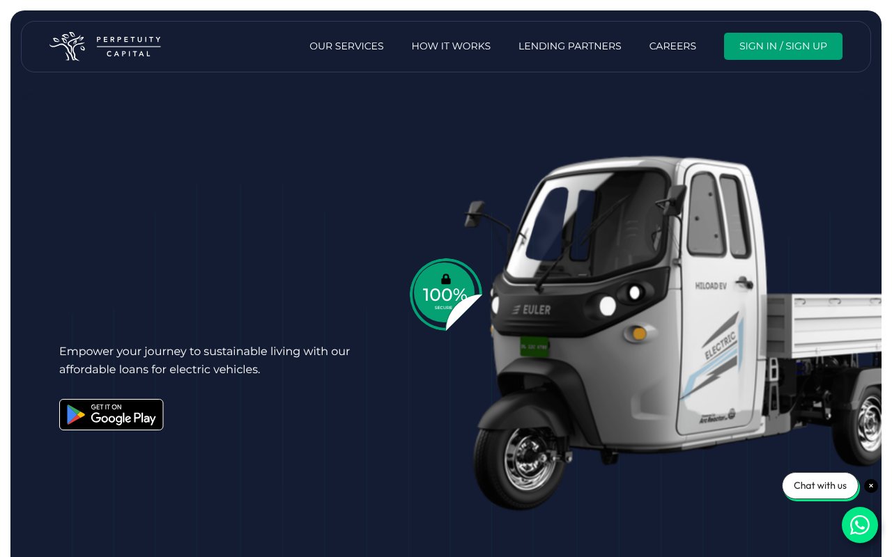 Screenshot of perpetuitycapital.in