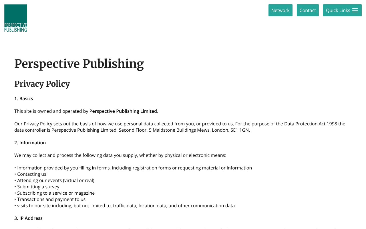 Screenshot of perspectivepublishing.com