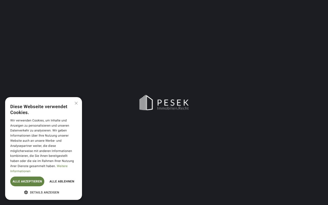 Screenshot of pesek.law