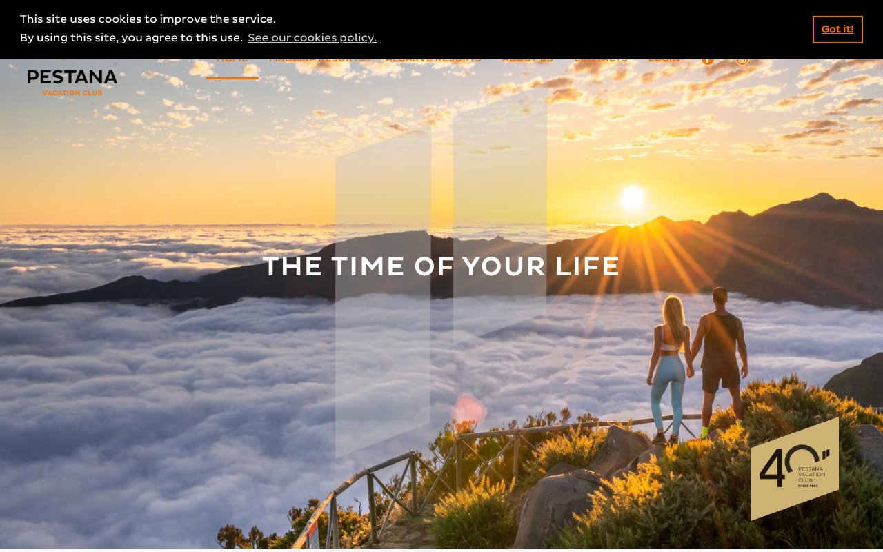 Screenshot of pestanavacationclub.com