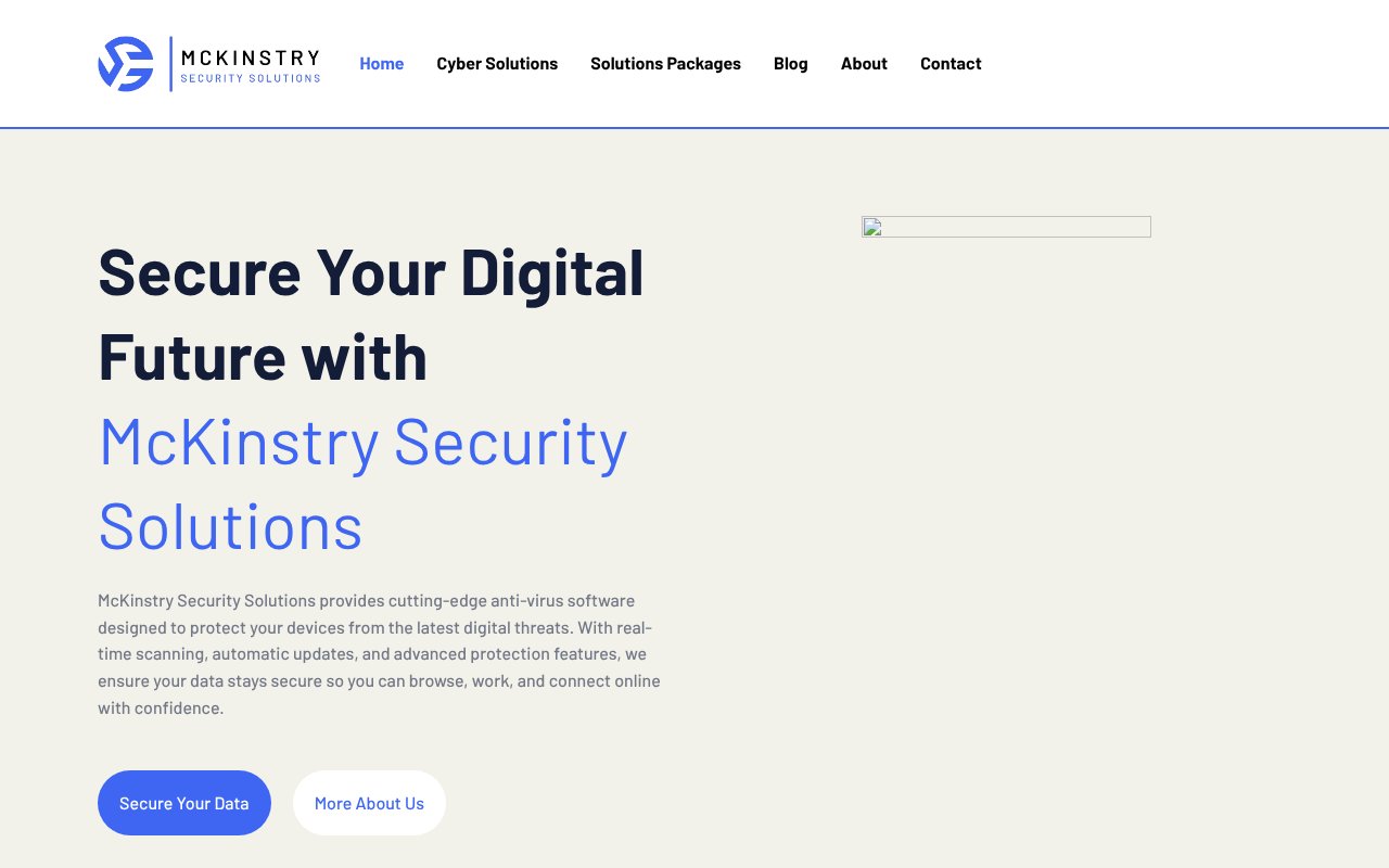 Screenshot of petermckinstry.com
