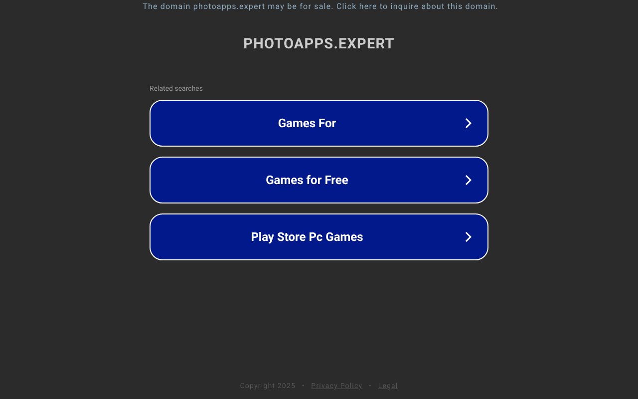 Screenshot of photoapps.expert