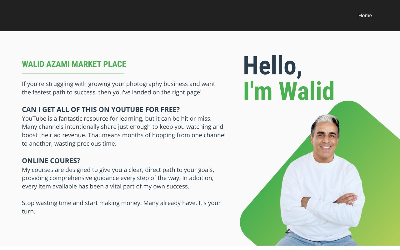 Screenshot of photographybusinesscourse.com