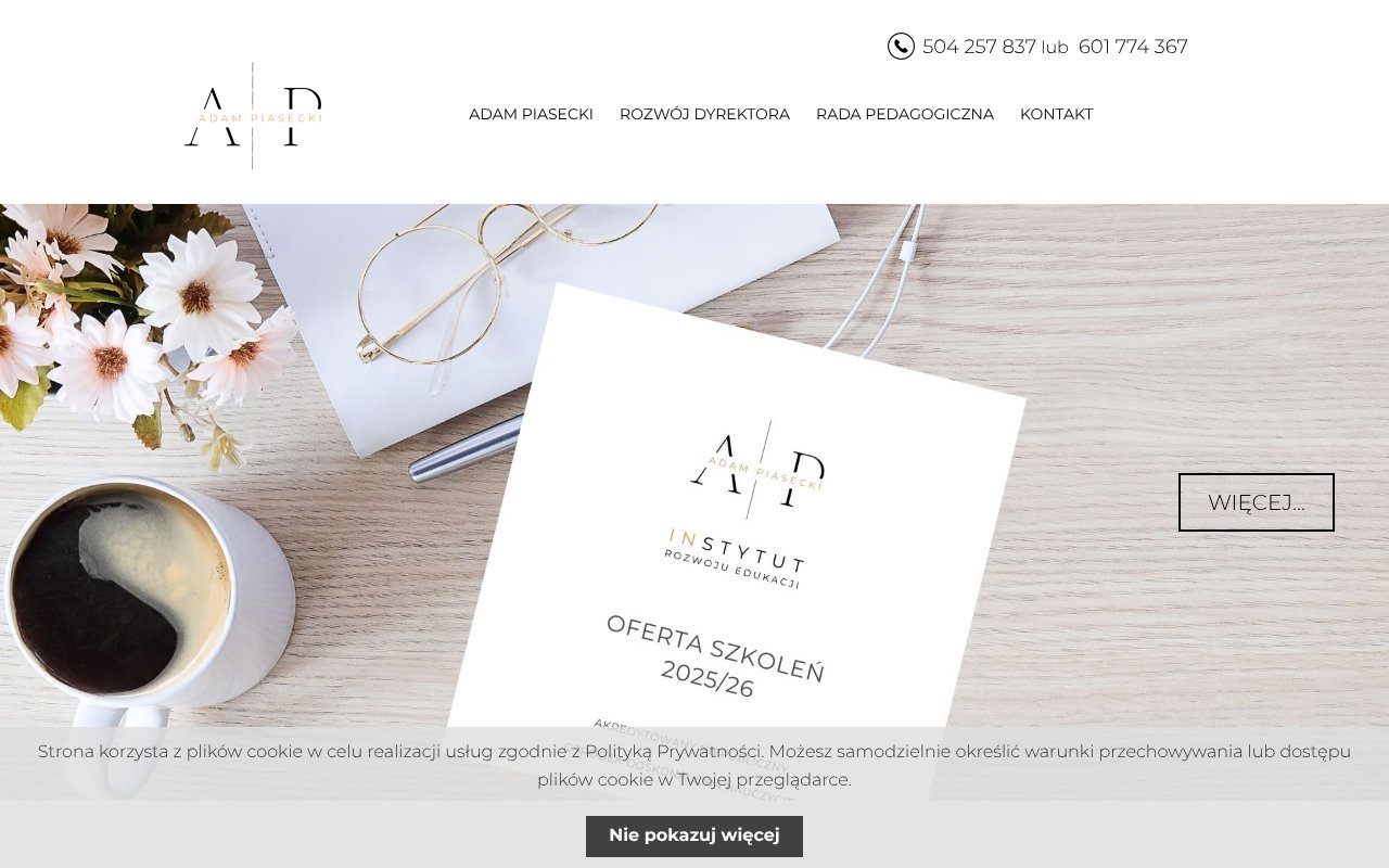 Screenshot of piasecki.in