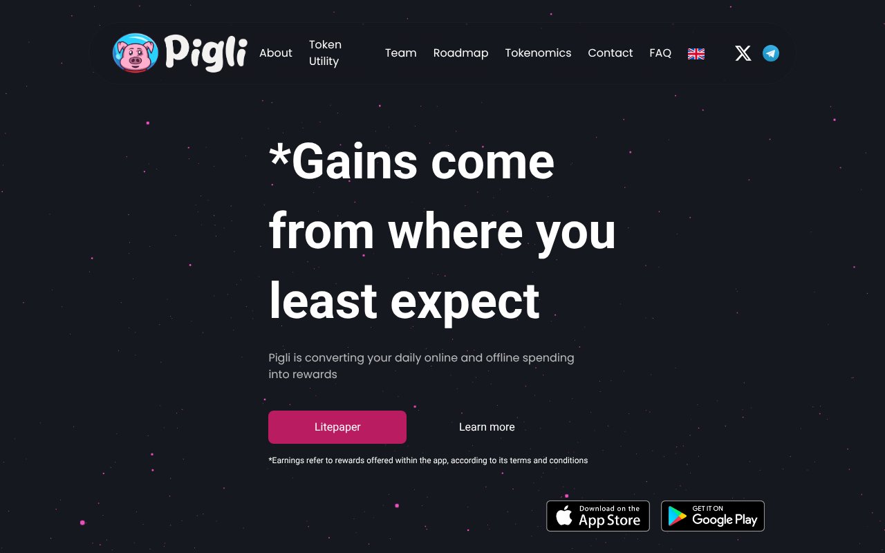 Screenshot of pigli.io