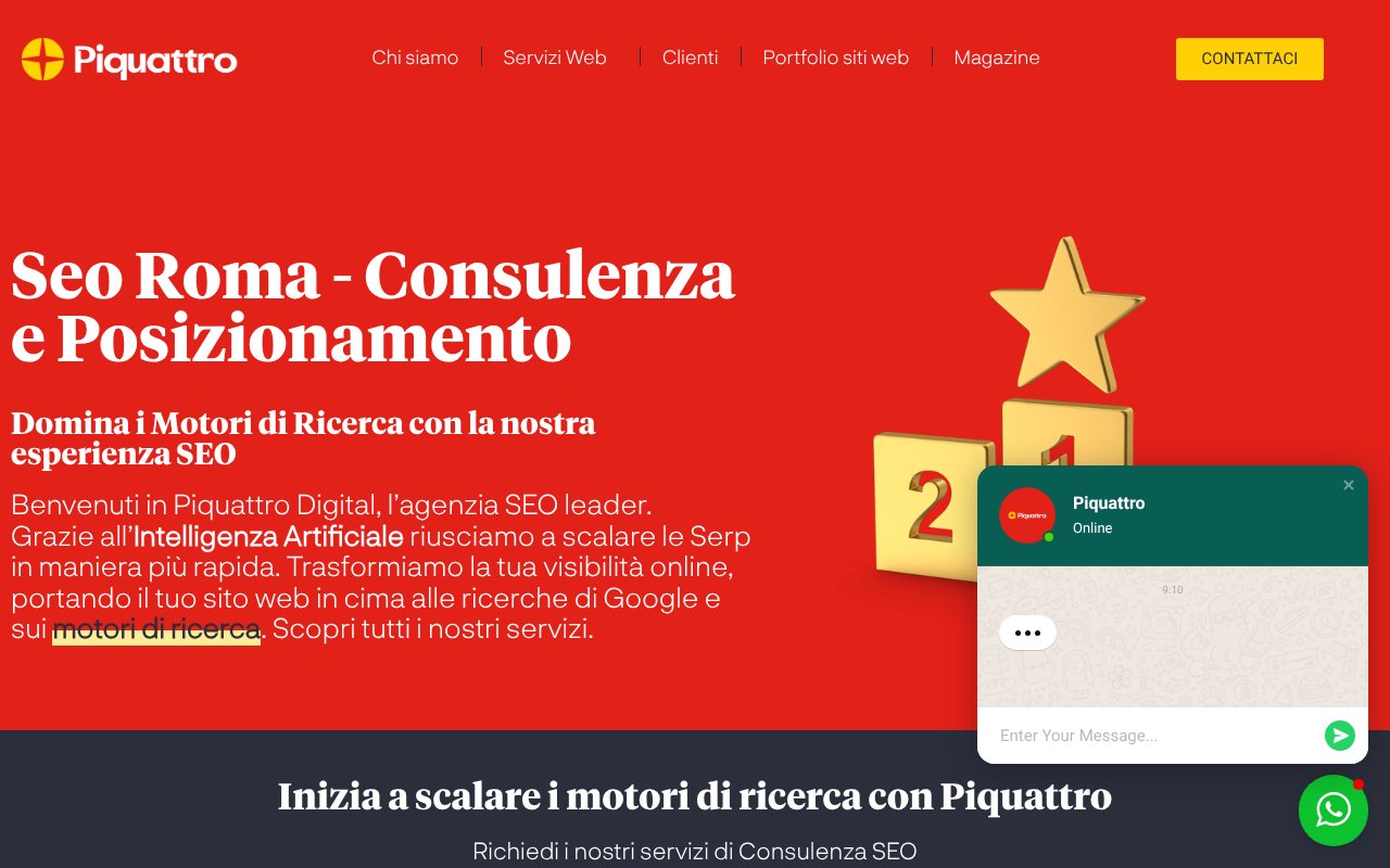 Screenshot of piquattrodigital.com