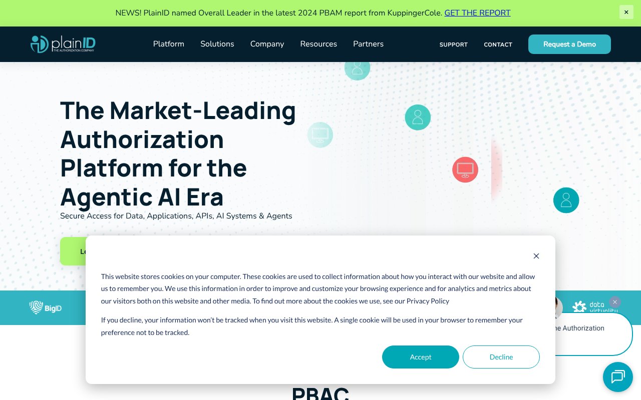 Screenshot of plainid.com