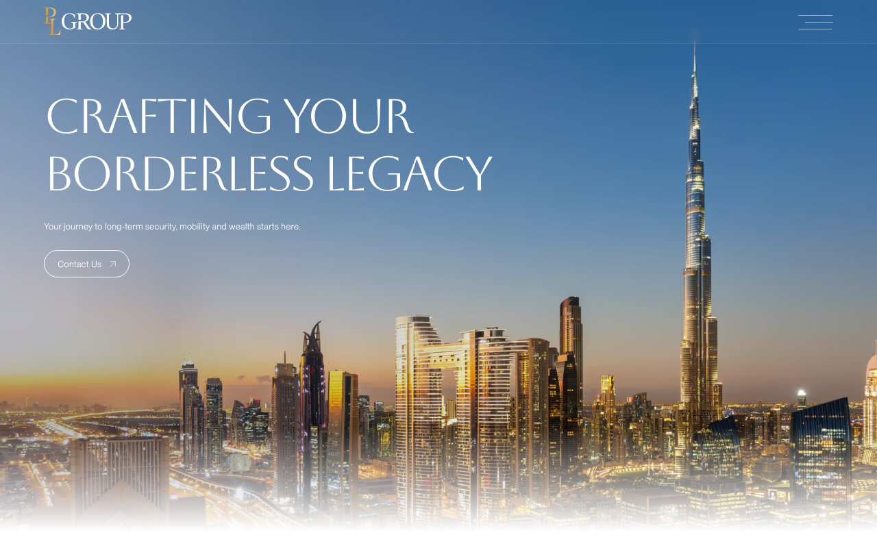 Screenshot of plgroup.com