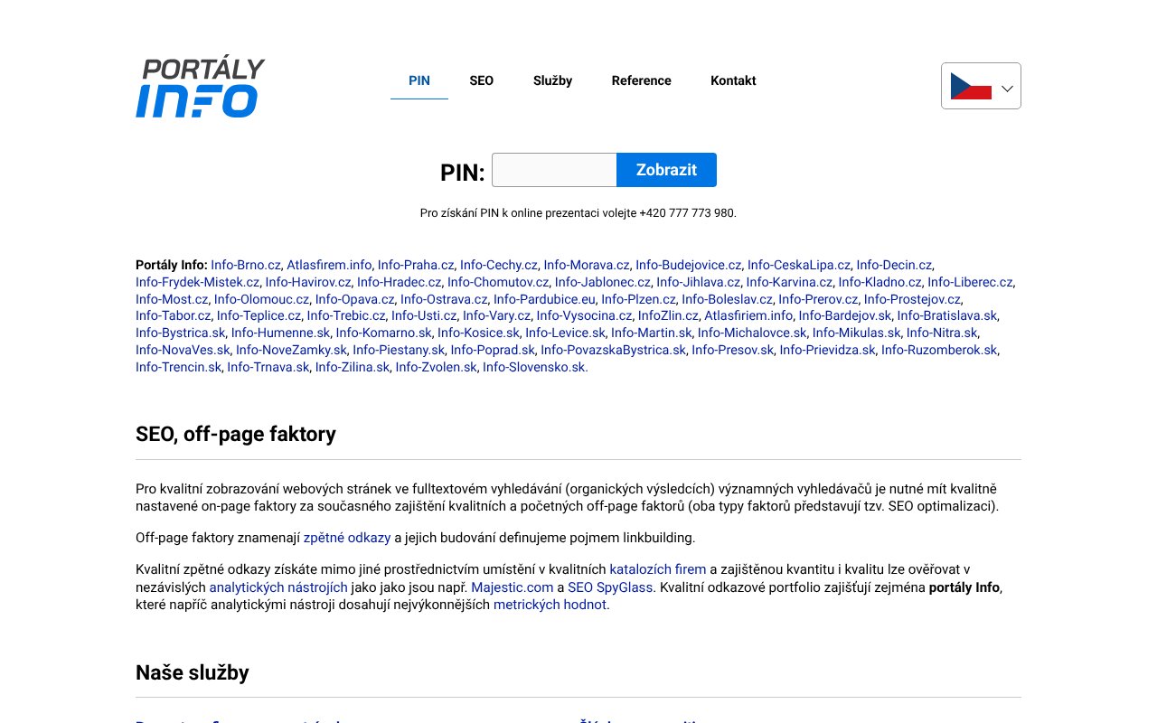 Screenshot of portaly.info