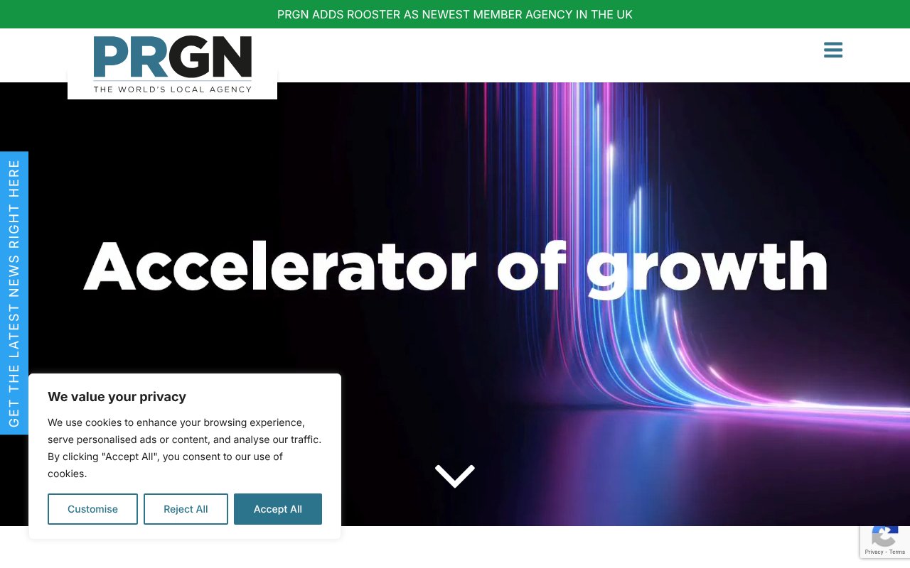 Screenshot of prgn.com
