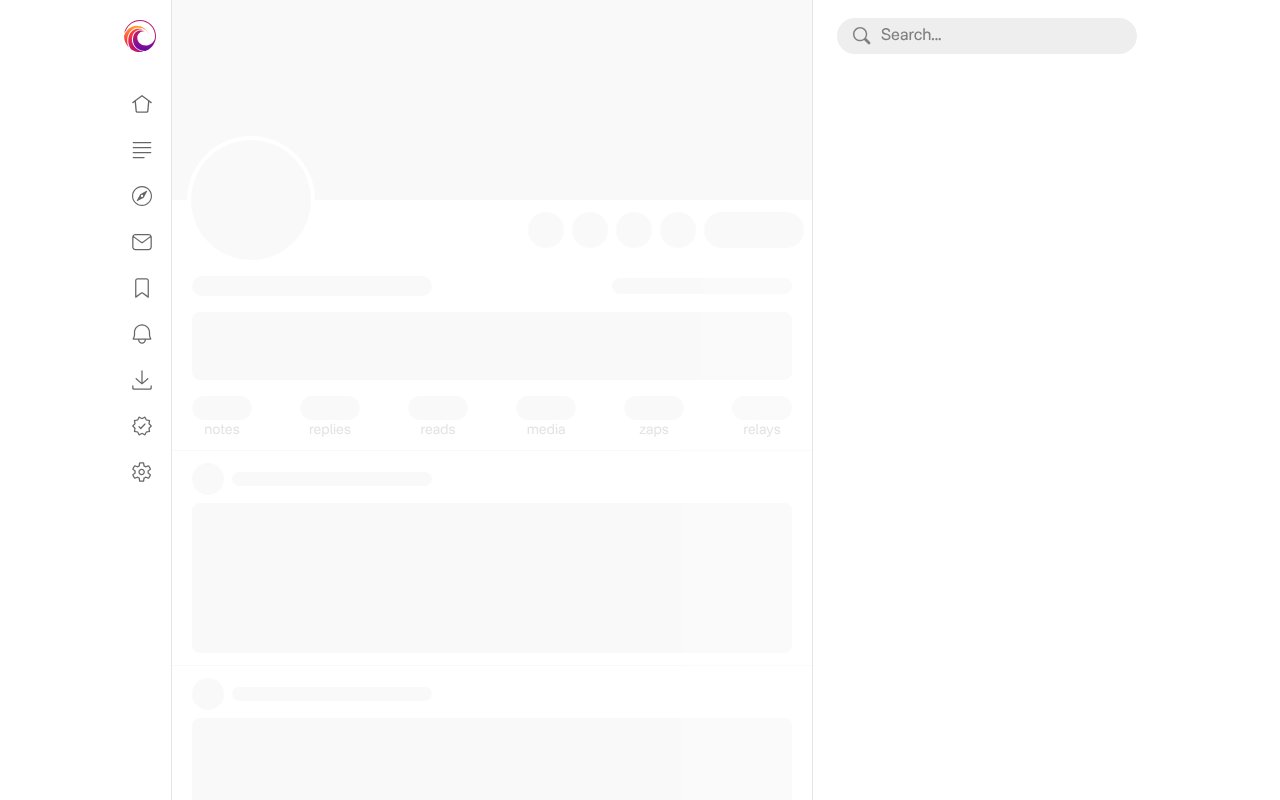 Screenshot of primal.net