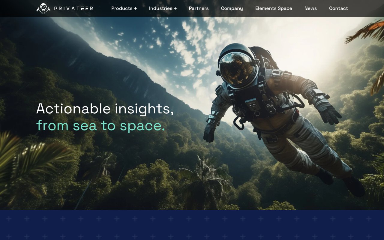 Screenshot of privateer.com