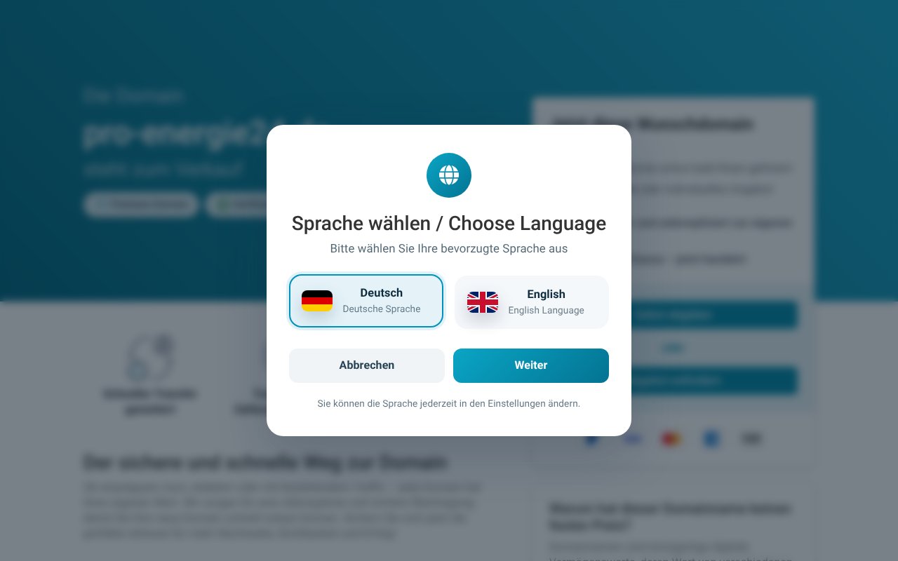 Screenshot of pro-energie24.de