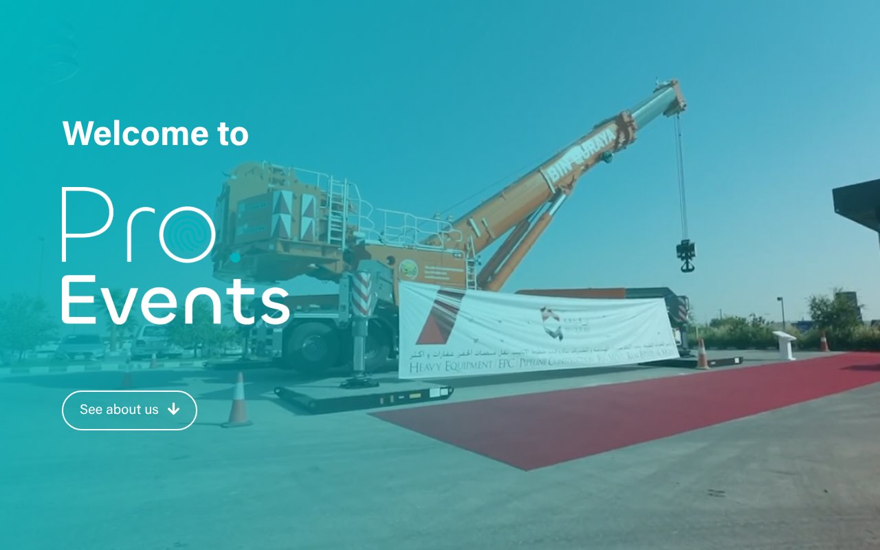 Screenshot of proevents.sa