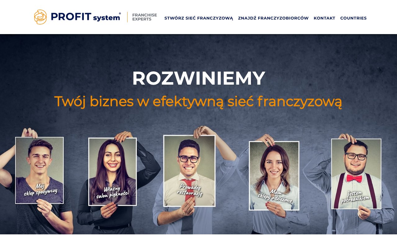 Screenshot of profitsystem.pl