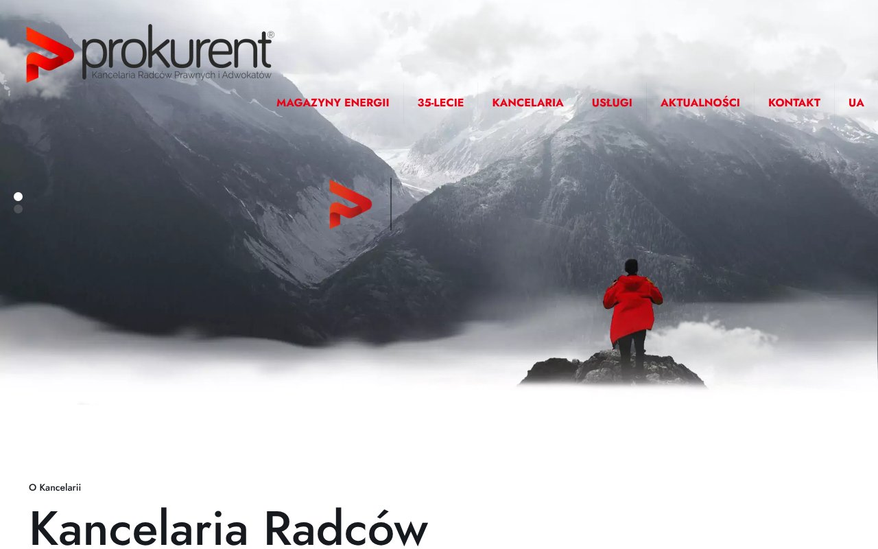 Screenshot of prokurent.com