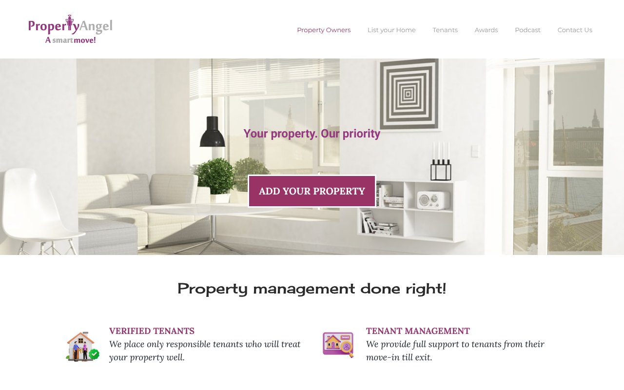 Screenshot of propertyangel.in