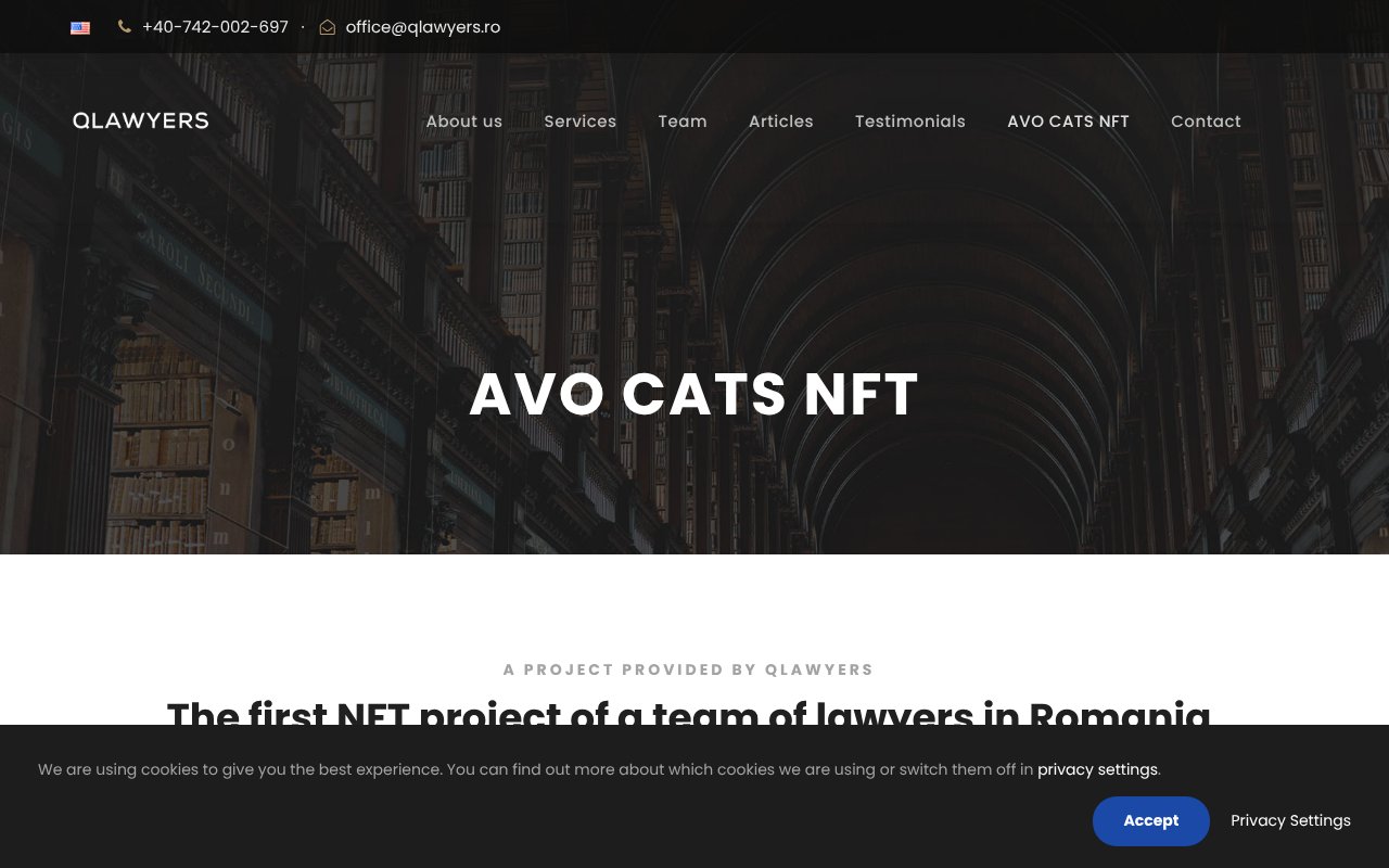Screenshot of qlawyers.ro