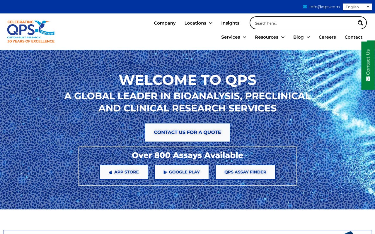 Screenshot of qps.com