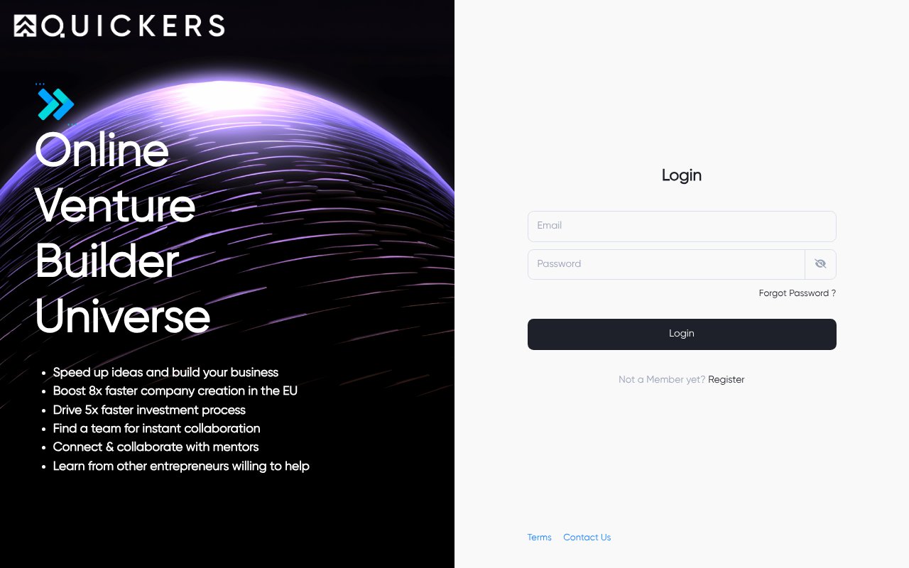 Screenshot of quickers.vc