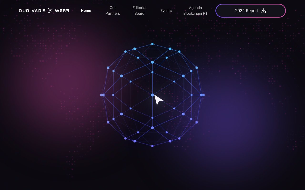 Screenshot of quovadisweb3.com