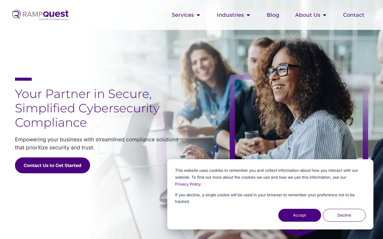 Screenshot of rampquest.com