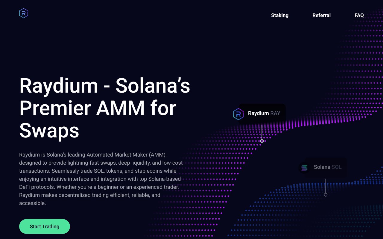 Screenshot of raydium-io.to