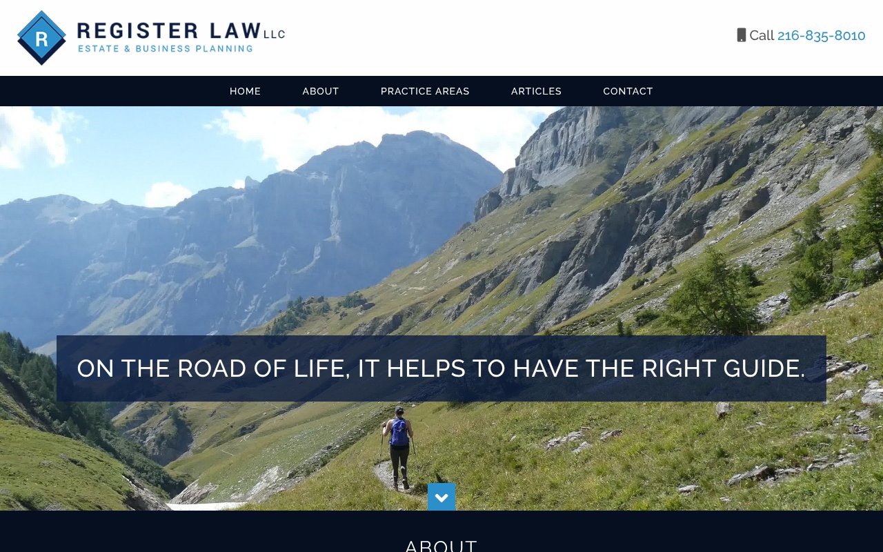 Screenshot of registerplanninglaw.com