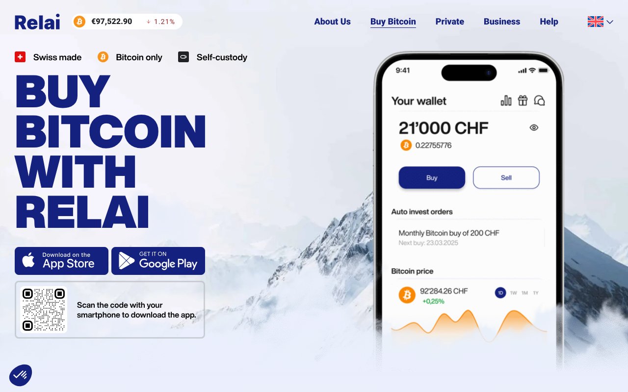 Screenshot of relai.ch