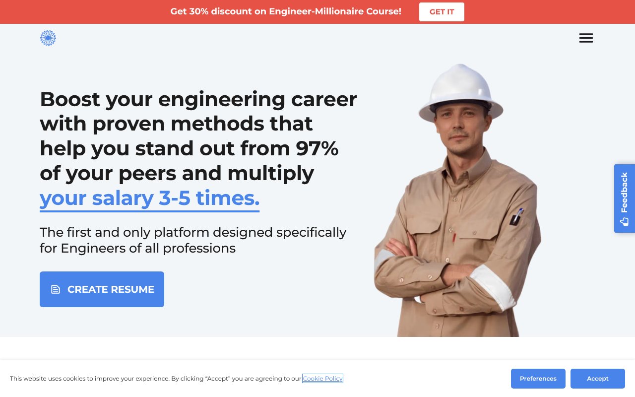 Screenshot of resumes-engineers.com