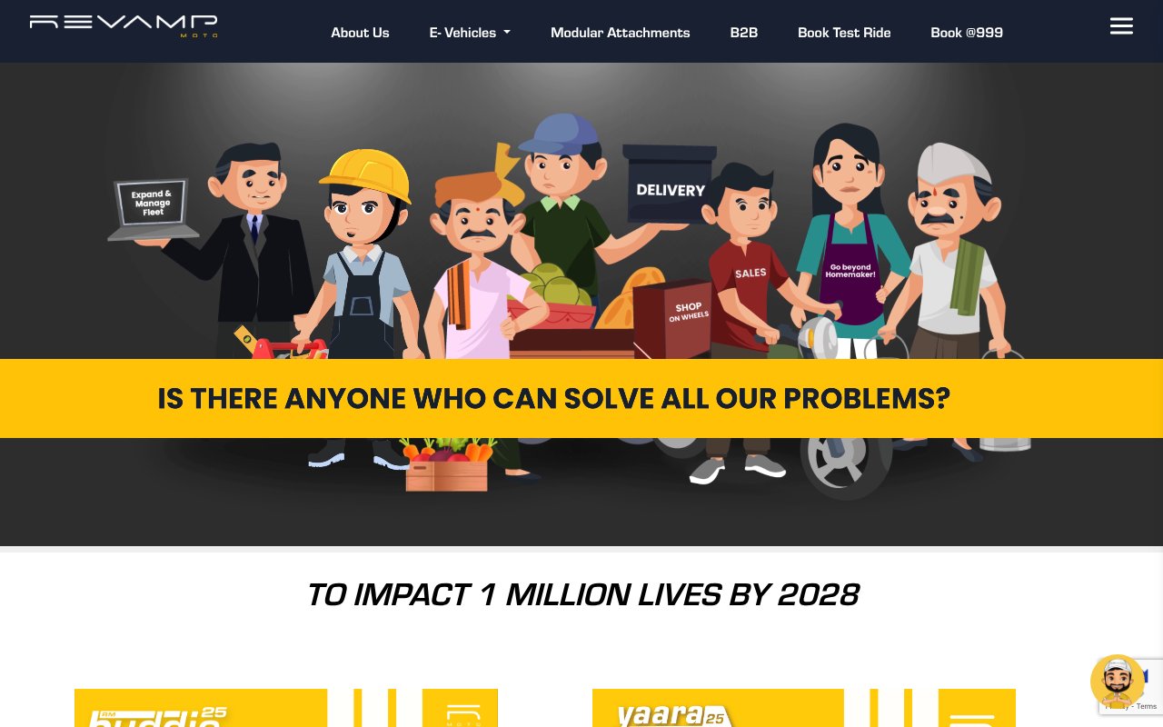 Screenshot of revampmoto.in