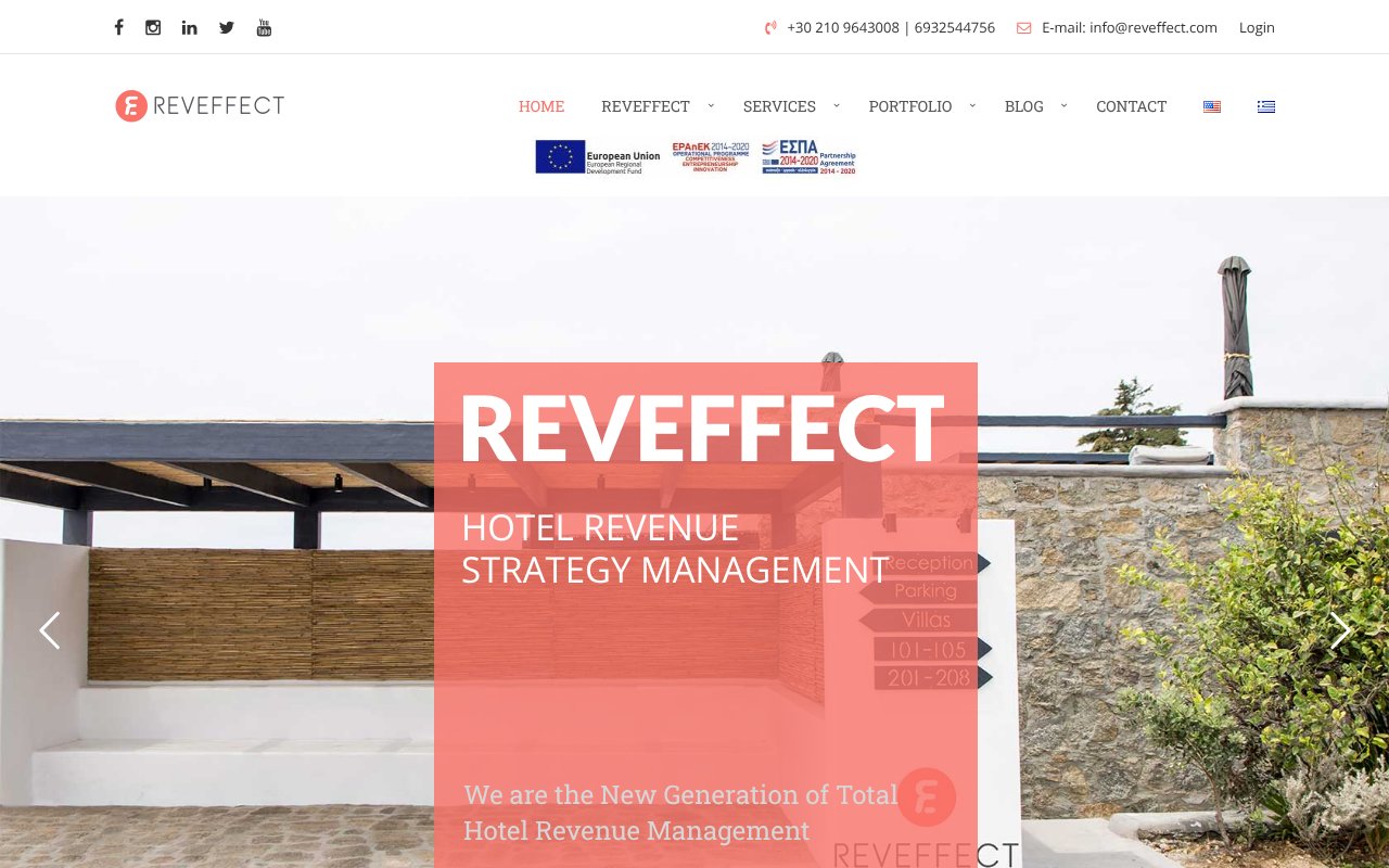 Screenshot of reveffect.com