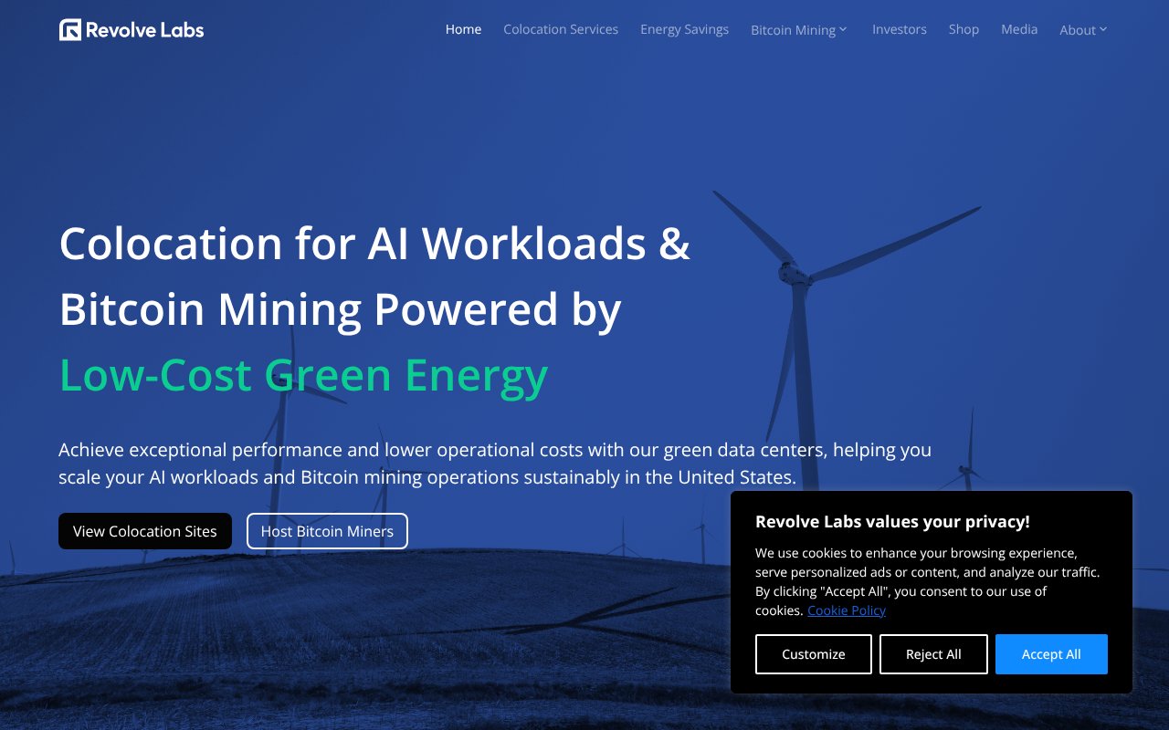 Screenshot of revolvelabs.ai