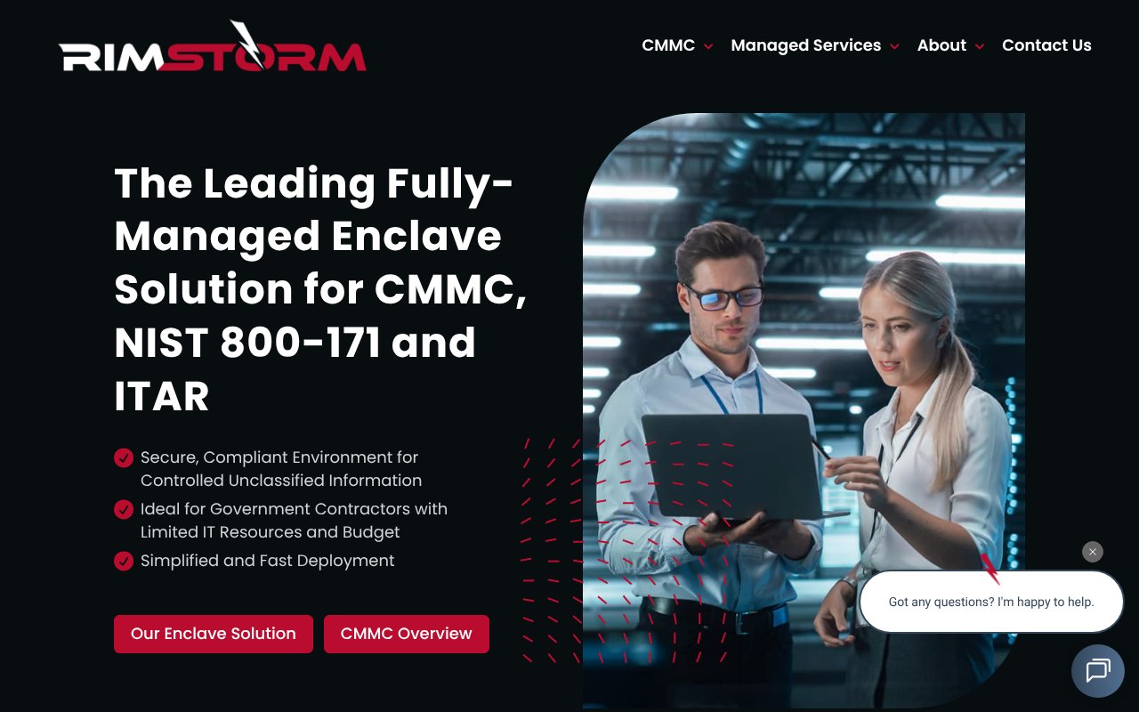 Screenshot of rimstorm.com