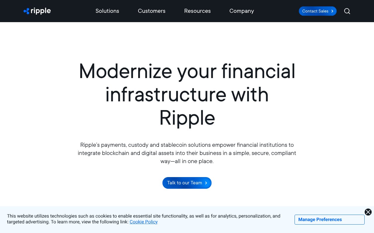 Screenshot of ripple.com
