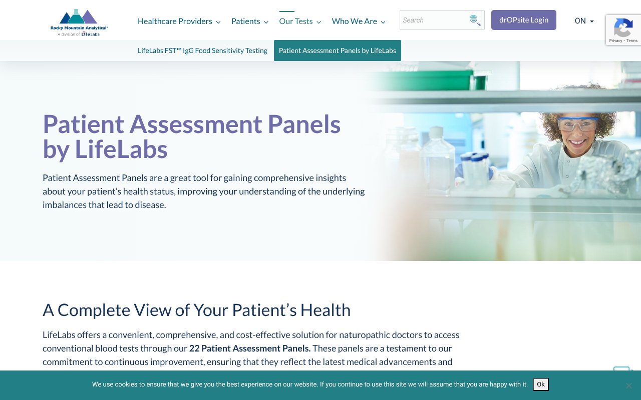 Screenshot of rmalab.com